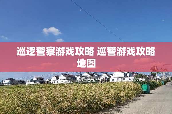 巡逻**游戏攻略 巡警游戏攻略地图