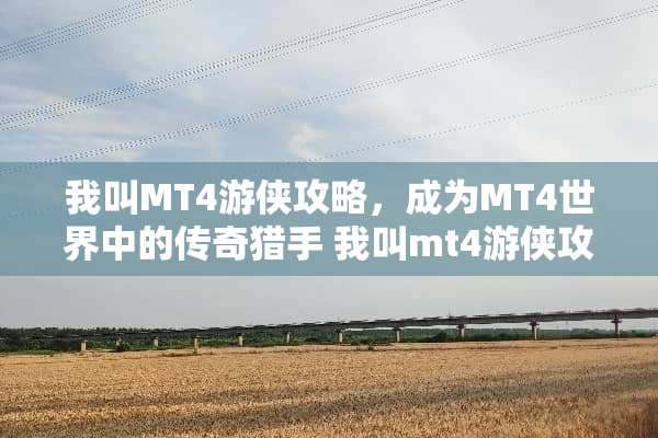 我叫MT4游侠攻略，成为MT4世界中的传奇猎手 我叫mt4游侠攻略