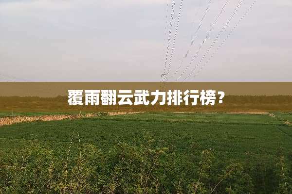 覆雨翻云**排行榜？