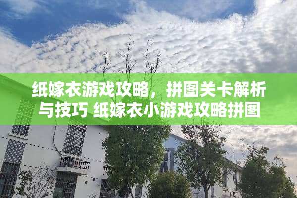 纸嫁衣游戏攻略，拼图关卡解析与技巧 纸嫁衣小游戏攻略拼图