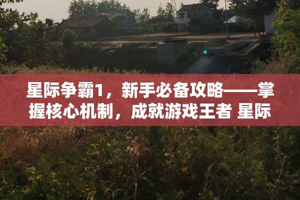 星际争霸1，新手必备攻略——掌握核心机制，成就游戏王者 星际争霸1攻略