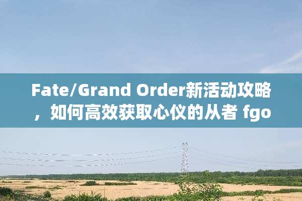 Fate/Grand Order新活动攻略，如何高效获取心仪的从者 fgo新活动攻略