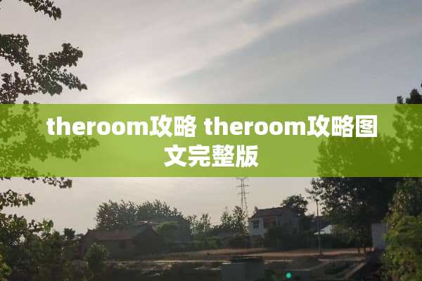 theroom攻略 theroom攻略图文完整版