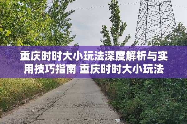 重庆时时大小玩法深度解析与实用技巧指南 重庆时时大小玩法