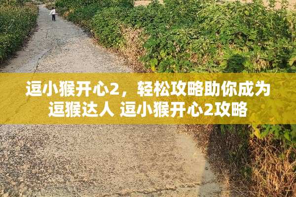 逗小猴开心2，轻松攻略助你成为逗猴达人 逗小猴开心2攻略