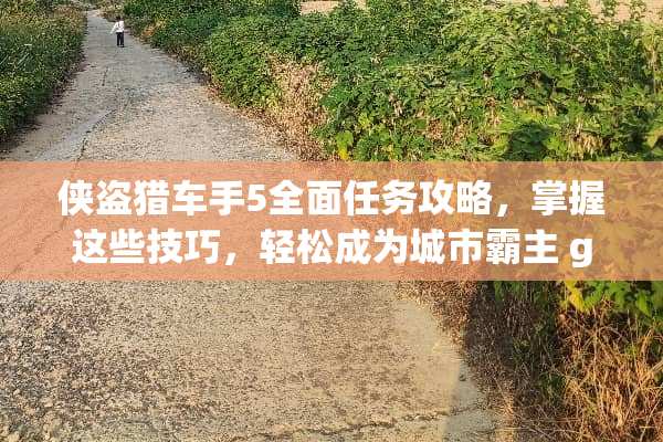 侠盗猎车手5全面任务攻略，掌握这些技巧，轻松成为城市霸主 gta任务攻略