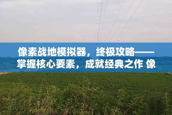 像素战地模拟器，终极攻略——掌握核心要素，成就经典之作 像素战地模拟游戏攻略