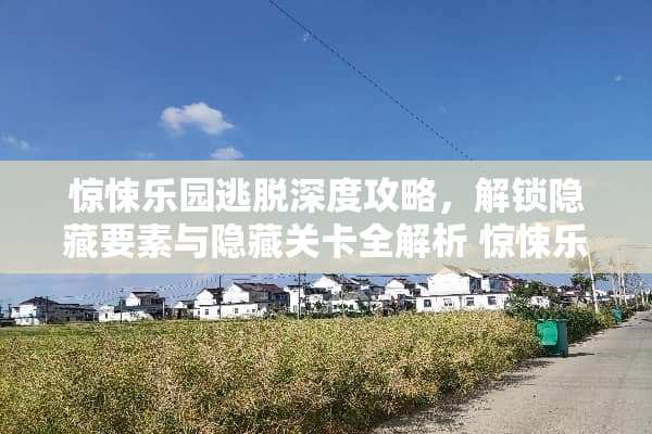 惊悚乐园逃脱深度攻略，解锁隐藏要素与隐藏关卡全解析 惊悚乐园逃脱游戏攻略