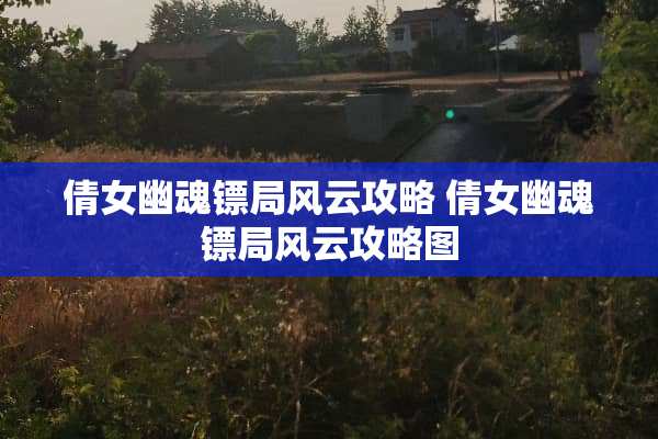 倩女幽魂镖局风云攻略 倩女幽魂镖局风云攻略图