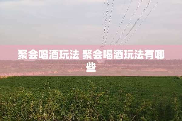 聚会喝酒玩法 聚会喝酒玩法有哪些