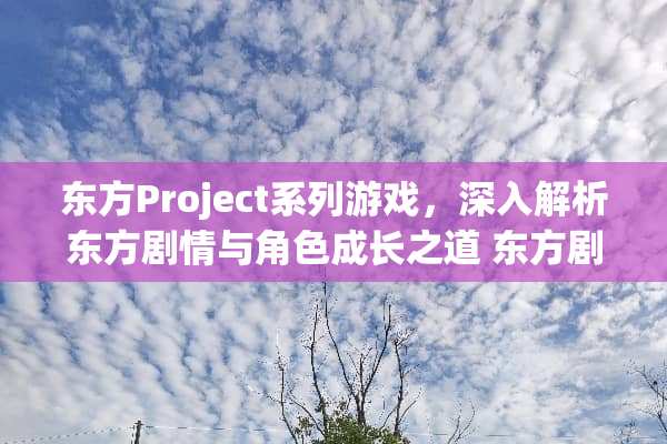 东方Project系列游戏，深入解析东方剧情与角色成长之道 东方剧情攻略游戏小说