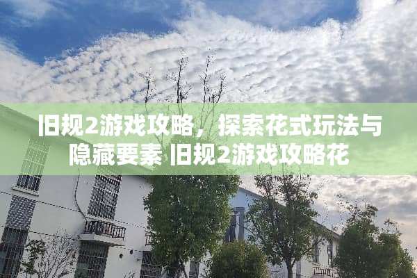 旧规2游戏攻略，探索花式玩法与隐藏要素 旧规2游戏攻略花