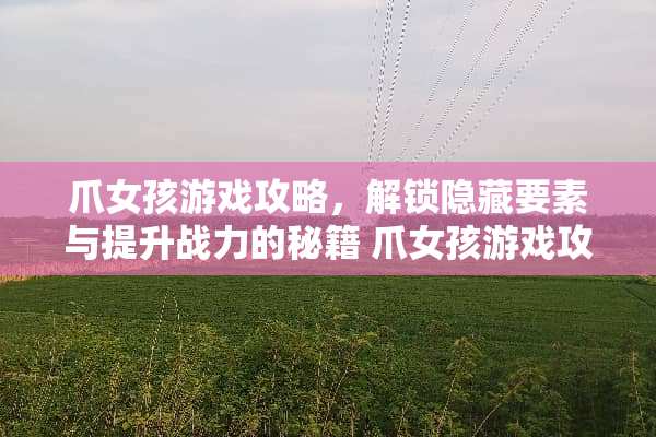 爪女孩游戏攻略，解锁隐藏要素与提升战力的秘籍 爪女孩游戏攻略