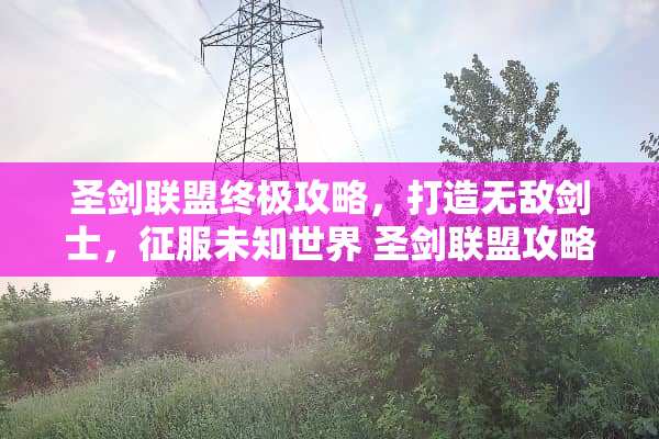 圣剑联盟终极攻略，打造无敌剑士，征服未知世界 圣剑联盟攻略