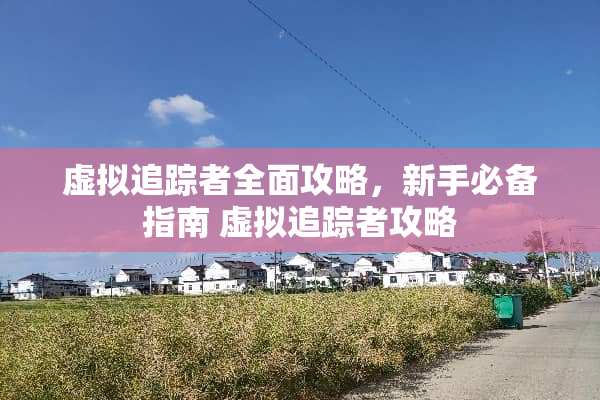 虚拟追踪者全面攻略，新手必备指南 虚拟追踪者攻略