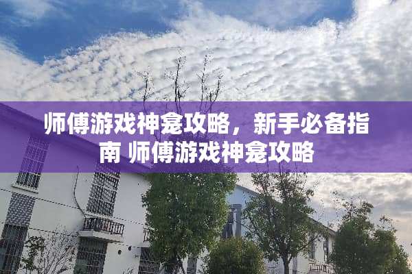 师傅游戏神龛攻略，新手必备指南 师傅游戏神龛攻略