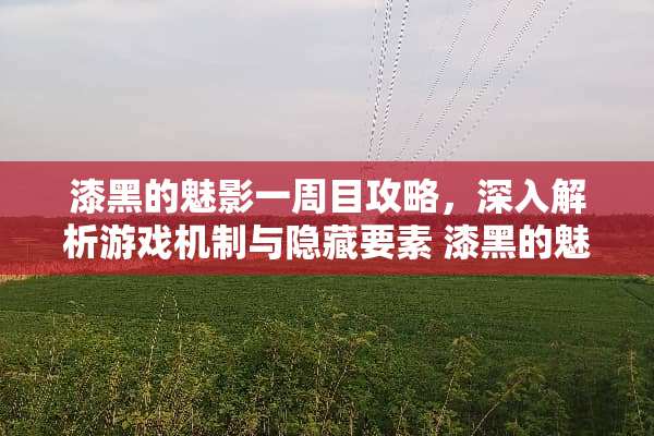 漆黑的魅影一周目攻略，深入解析游戏机制与隐藏要素 漆黑的魅影一周目攻略