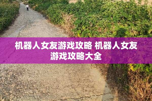 机器人女友游戏攻略 机器人女友游戏攻略大全