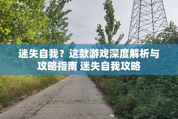 迷失自我？这款游戏深度解析与攻略指南 迷失自我攻略