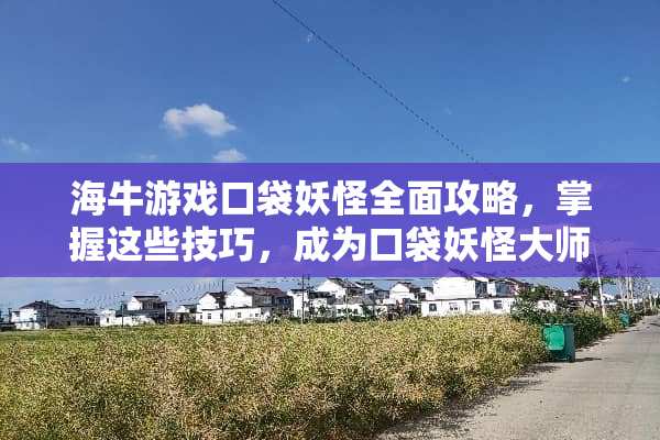 海牛游戏口袋妖怪全面攻略，掌握这些技巧，成为口袋妖怪大师 海牛游戏口袋妖怪攻略