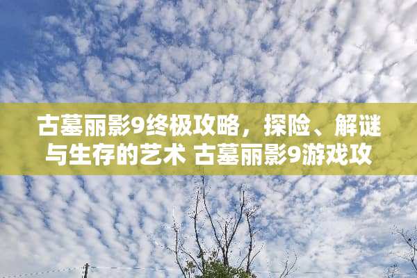 古墓丽影9终极攻略，探险、解谜与生存的艺术 古墓丽影9游戏攻略