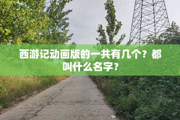 西游记动画版的一共有几个？都叫什么名字？