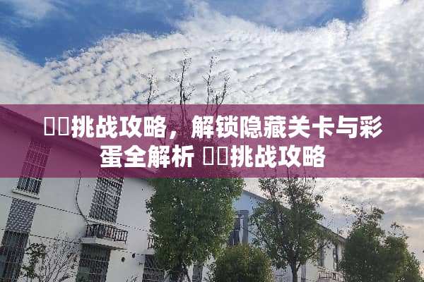 囧囧挑战攻略，解锁隐藏关卡与彩蛋全解析 囧囧挑战攻略