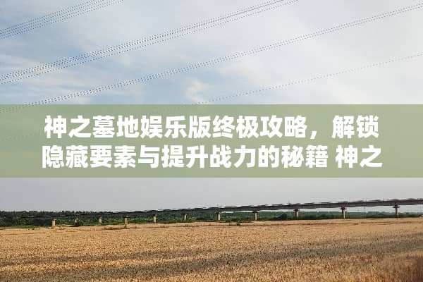 神之墓地娱乐版终极攻略，解锁隐藏要素与提升战力的秘籍 神之墓地娱乐版攻略