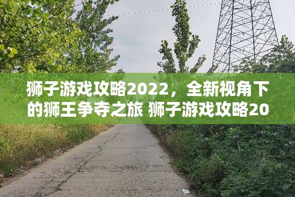 狮子游戏攻略2022，全新视角下的狮王争夺之旅 狮子游戏攻略2022