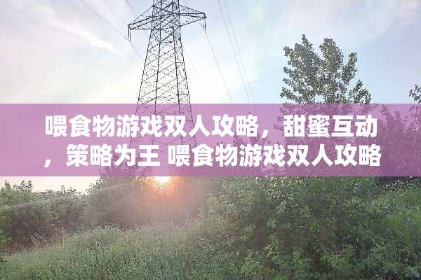 喂食物游戏双人攻略，甜蜜互动，策略为王 喂食物游戏双人攻略