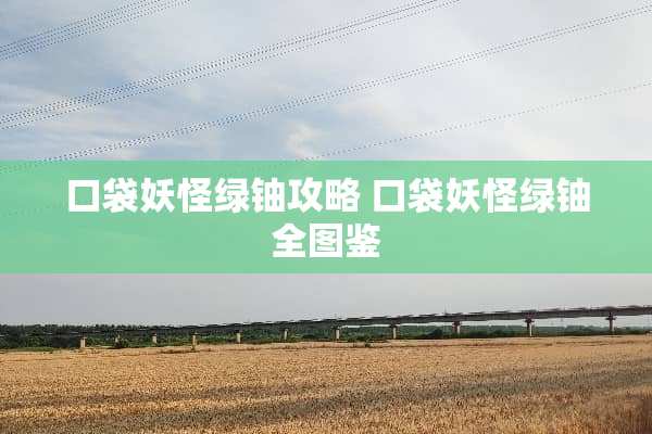 口袋妖怪绿铀攻略 口袋妖怪绿铀全图鉴
