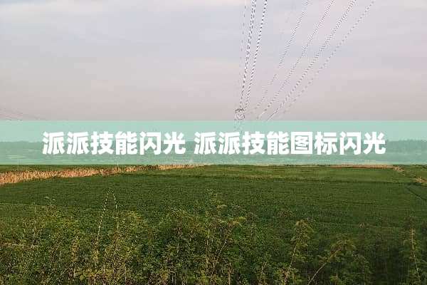 派派技能闪光 派派技能图标闪光