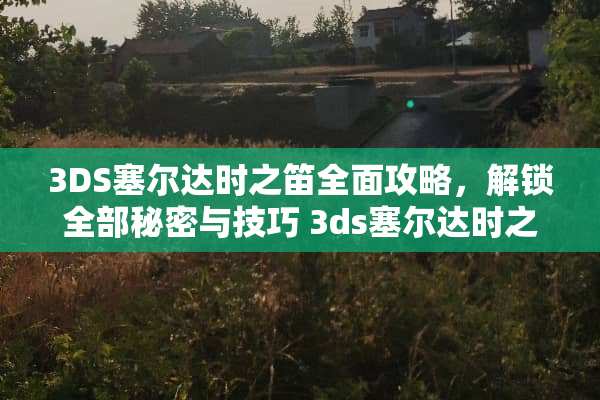 3DS塞尔达时之笛全面攻略，解锁全部秘密与技巧 3ds塞尔达时之笛攻略