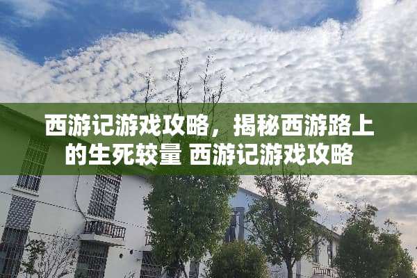 西游记游戏攻略，揭秘西游路上的生死较量 西游记游戏攻略