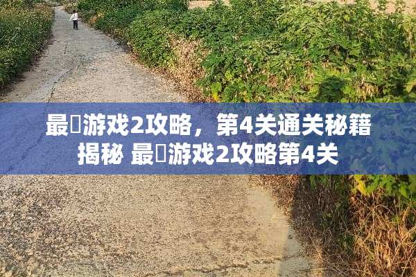 最囧游戏2攻略，第4关通关秘籍揭秘 最囧游戏2攻略第4关