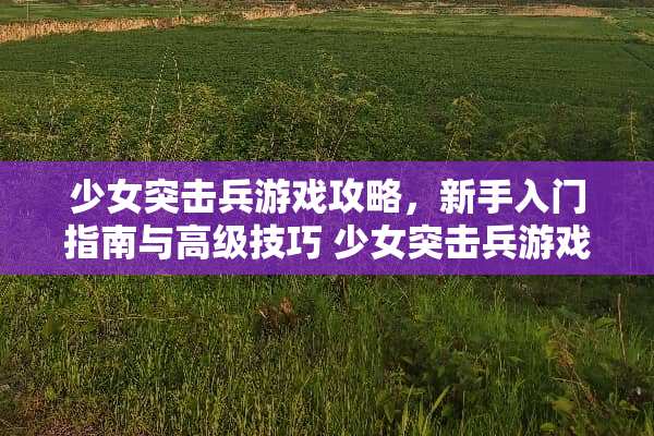 少女突击兵游戏攻略，新手入门指南与高级技巧 少女突击兵游戏攻略
