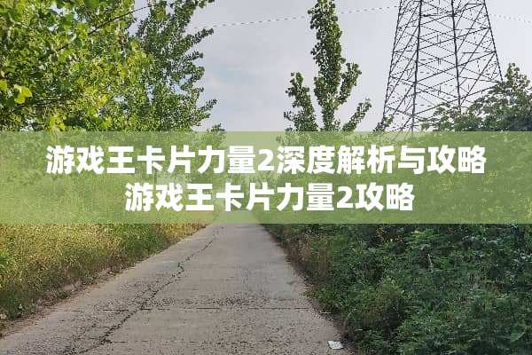 游戏王卡片力量2深度解析与攻略 游戏王卡片力量2攻略
