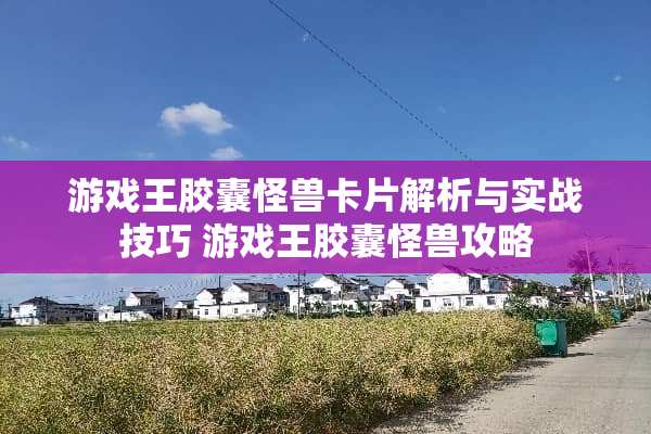游戏王胶囊怪兽卡片解析与实战技巧 游戏王胶囊怪兽攻略