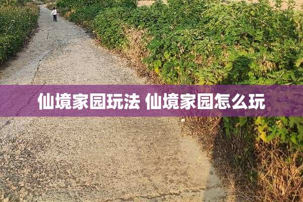 仙境家园玩法 仙境家园怎么玩