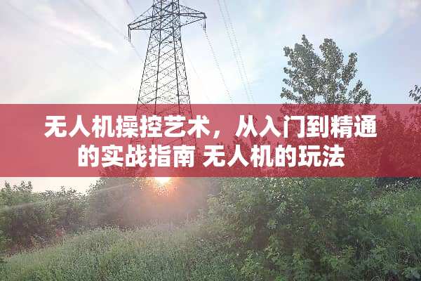 无人机操控艺术，从入门到精通的实战指南 无人机的玩法