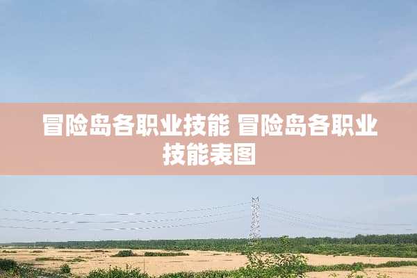 冒险岛各职业技能 冒险岛各职业技能表图