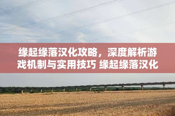 缘起缘落汉化攻略，深度解析游戏机制与实用技巧 缘起缘落汉化攻略游戏