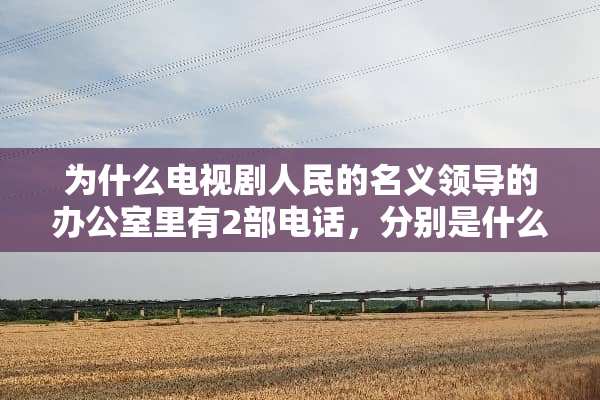 为什么电视剧人民的名义领导的办公室里有2部电话，分别是什么作用？