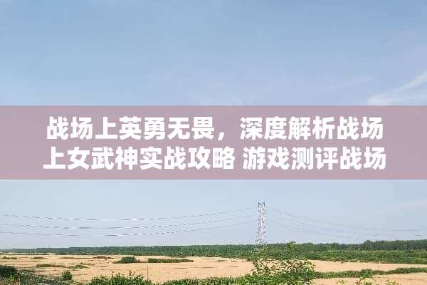 战场上英勇无畏，深度解析战场上女武神实战攻略 游戏测评战场女武神攻略