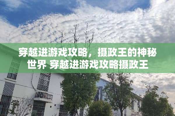 穿越进游戏攻略，摄政王的神秘世界 穿越进游戏攻略摄政王