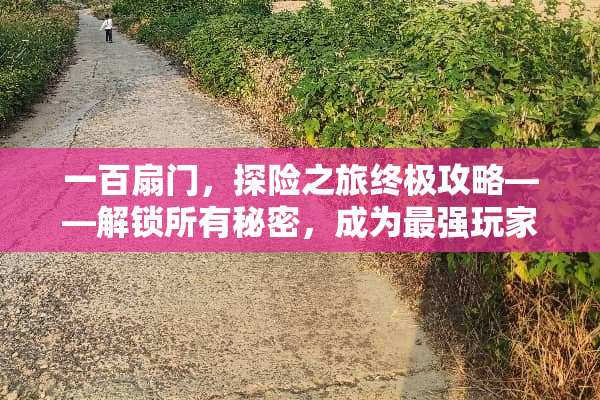 一百扇门，探险之旅终极攻略——解锁所有秘密，成为最强玩家！ 一百扇门攻略