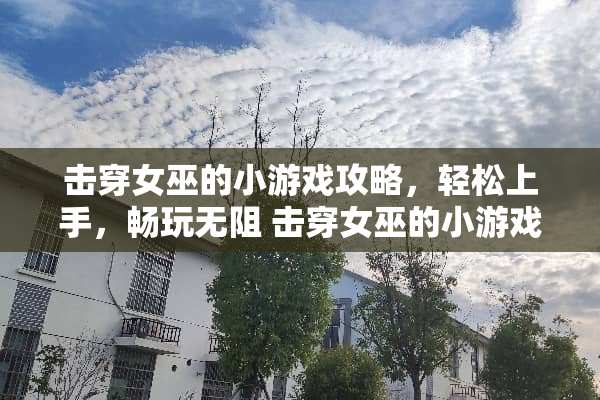 击穿女巫的小游戏攻略，轻松上手，畅玩无阻 击穿女巫的小游戏攻略