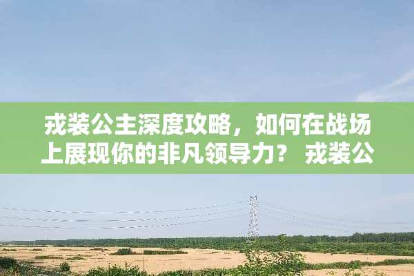 戎装公主深度攻略，如何在战场上展现你的非凡领导力？ 戎装公主攻略