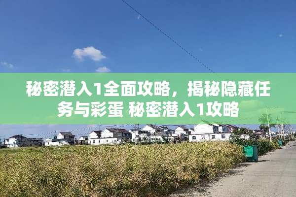 秘密潜入1全面攻略，揭秘隐藏任务与彩蛋 秘密潜入1攻略