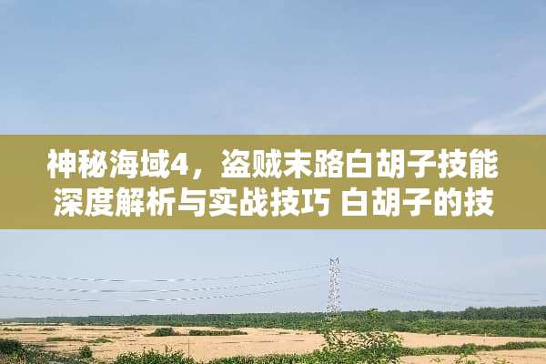 神秘海域4，盗贼末路白胡子技能深度解析与实战技巧 白胡子的技能